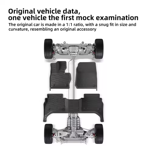 LUCKEASY Left Drive for Range Rover Sport L461 2023-2026 TPE 3D Car Floor Mats Cargo Liner Trunk Pad