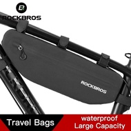 【hot】❦  ROCKBROS Cycling Top Tube Front Frame MTB Road Pannier Dirt-resistant Accessories