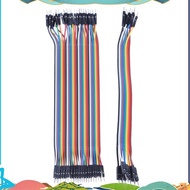 40Pcs 20Cm 2.54Mm Male To Male Breadboard Jumper Wire Cable for