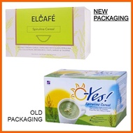 ▽ ♻ ◷ ELCAFE Spirulina Cereal with Win IG6 Colostrum | 20 sachets | 1 BOX | ELKEN