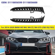 For 2014-2020 BMW M3 M4, M4 CS, M4 GTS (F80 F82 F83) Front Bumper Lower Side Grille 51118056599 5111