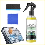 Auto Headlight Restoration Liquid Car Headlight Repair Fluid Restoration Kit Sponge &amp; Cloth Included Rinse-Free gosg gosg