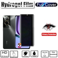 Anti-scratch jelly Hydrogel spy privacy matte REALME C67 4G Screen Protector