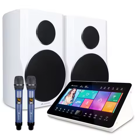 15.6'' 4K Touch Screen 1TB AI Song-Selection Karaoke Player Android Jukebox Dual System 2021 All in 