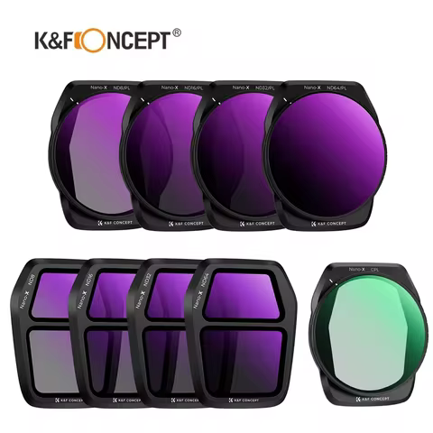 K&F Concept CPL ND ND/PL Filter Compatible with DJI Air 3S, Drone Lens Filters for Air 3s, 8K HD Wat
