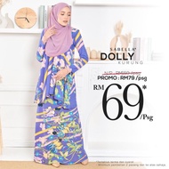 Sabella Dolly baju kurung moden / baju muslimah / baju kurung plus size XS hingga L / kurung ironless