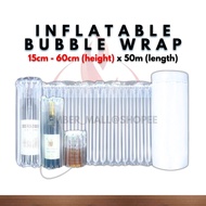 50m Inflatable Bubble Wrap Air Column Air Bubble Wrap Air Bubble Tube