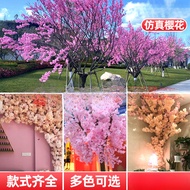Simulation Cherry Blossom Branch Artificial Peach Blossom Branch Plastic Artificial Flower Bionic Fl