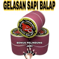 Gelasan Sapi Balap Panjang 2000Yard (uluran/tarik/seret) bonus pelindung jari