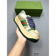Gucci GG Retro Platform Sneakers - Distressed Design with Thicker Sole | Model Code 750633 FAB4C