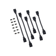 CableMod 3-Pin LED Extension Cable Kit (Black)