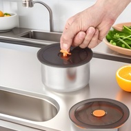 SM Fruit Food Storage Container Stainless Steel Airtight Food Container/