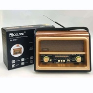 Radio Radio Card Slot Bluetooth Speaker Multifunctional Retro Wholesale RX-BT89SQ Solar Energy 0LZG