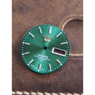 HIJAU Seiko 5 7009 sport green watch dial plate 28,5mm