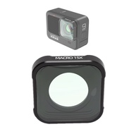 Macro 15X Lens Filter Protective Replacement Cover for GoPro Hero 10 Hero 9 Hero 12 11 10 9 Black Camera