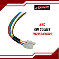 CDI Socket for TMX155 / GY6 125 – Durable 5/6 Pin Connector for Motorcycle CDI Unit