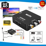 HDMI to AV RCA Converter Box HDMI to AV Adapter HDMI to AV converter HDMI2AV Converter HD 1080p TV P