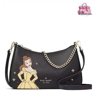 (CHAT BEFORE PURCHASE) KATE SPADE X DISNEY BEAUTY AND THE BEAST LEATHER CONVERTIBLE CROSSBODY BAG KE571 LIMITED EDITION