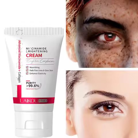Whitening Freckle Cream Melasma Pigmentation Remove Nicotinamide Serum Cream Pores Refining Black Sp
