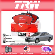 Honda Civic ES S5A S5H S5G Rear Brake Pad , Disc Brake Pads TRW DTEC CERAMIC [Original]