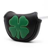🇲🇾🍀Clover Lucky Leaf Golf Putter Headcover Half Moon / Mallet - New Putter Cover Semi Half Odyssey S