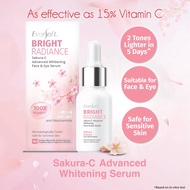 EVERSOFT Bright Radiance Advance Whitening Serum 30ml - Vitamin C + Niacinamide (Vitamin B3) + Sakur