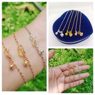 925 SILVER BRACELET GENUINE GOLD PLATED/ MINI CART* CHAIN BRACELET 1 PIECE ORIGINAL SILVER BRACELET 