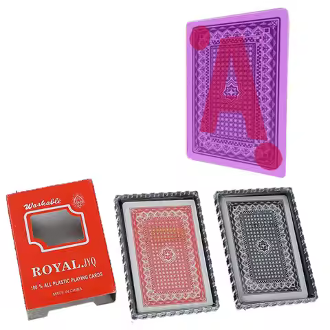 Marked Playing Card For UV Contact Lenses Royal JYQ Invisible Ink Mark Poker Anti Cheating Cards Boa