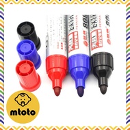 MTOTO Permanent Broad Marker All-Surface Writing Pen Jumbo Large Handle Refillable Waterproof Round 