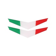 3D Resin Motorcycle Front Fairing Decals Italy Flag Arrow Sticker 3D Emblem Sticker For  Aprilia RS 