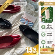 WILBEU (size back) (READY FOR EXPRESS) Giselle Tabi Flats - QCCC patent leather horseshoe lady's sho