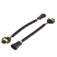 2Pcs 9006 To H11 H8 Headlight Fog Light Conversion Connector Wiring Harness Plug Cable Socket Connec