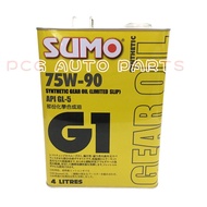 SUMO Gear Oil 75w90 G1 Synthetic Manual Gear Oil 4Litre Minyak Gear Oil
