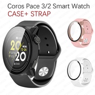 2in1 Strap with Glass Protector Case For COROS Pace Pro / Coros Pace 3/Coros Pace 2 Smart Watch Band