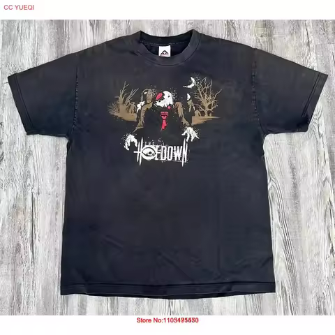 Vintage 90s The Hoedown Black Movies Music T Shirt Size Large Rare B4 Washed graphic Breathable Stre