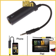 IFFIN Guitar Interface Converter, Lightweight Black Guitar Audio Interface, Durable USB Cable Replac