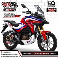 CB 150 X Full Body Sticker - CB150X Decal - Cool CBX Striping Variations - CB 150X Fullbody Decal HR