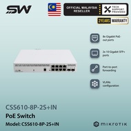 Mikrotik CSS610-8P-2S+IN 8x Gigabit PoE-Out switch
