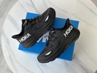 HOKA ONE ONE CLIFTON 9 GTX 慢跑鞋 黑灰 防水 網布 輕量 緩震 路跑鞋 男鞋