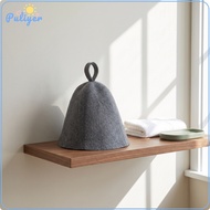 Kesoto Heat Protection Wool Felt Sauna Hat Insulating Felt Sauna Hat Water Absorbent Headgear Soft f