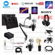 Bm-8000 Condenser Microphone Recording Podcast Smule Package by Blezzystore