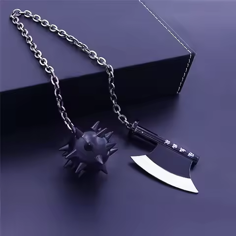 40cm Demon Slayer Sword The Stone Hashira Gyomei Himejima Nichirin Blade Anime Peripheral Keychain W