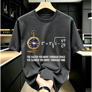 Science Physics Math Relativity Design Geek Time Equation T-Shirt