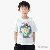 DOSH-UT KIDS OVERSIZE T-SHIRTS เสื้อยืดเด็ก FLLTBT5001-WH