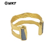 Stone Kyanite WT-B665 Jewelry Hot Sale Bracelet Export Men Women Hollow Open Rectangular Design K4QT
