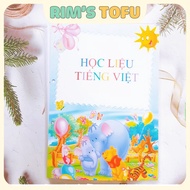 [HỌC LIỆU BÓC DÁN] Học liệu danh từ/động từ cho bé học tiếng việt nhiều chủ đề - Đồ chơi giáo dục sớ