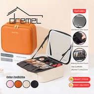 Dremel Multifunction Makeup Cosmetic Bag LED Mirror Portable Hand Held Large Professional Bag Beg Ko