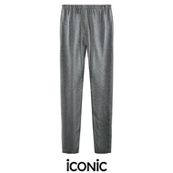 iCONiC GOLD HENRY LEGGINGS #9049 กางเกงขายาว ผ้ายืด สียีนส์ เอว22-30" ยาว38" กางเกงทำงาน กางเกงผ้า