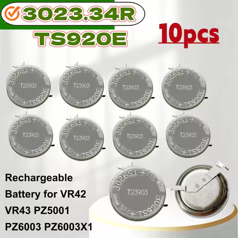 10pcs Battery 3023.34R TS920E 3023 34R 3023-34R MT920 Energy Rechargeable Battery for VR42 VR43 PZ50