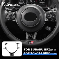 Car Steering Wheel Chin for Subaru BRZ Toyota GR86 2017-2024 Forged Textured Steering Wheel Trim Interior  Accessories